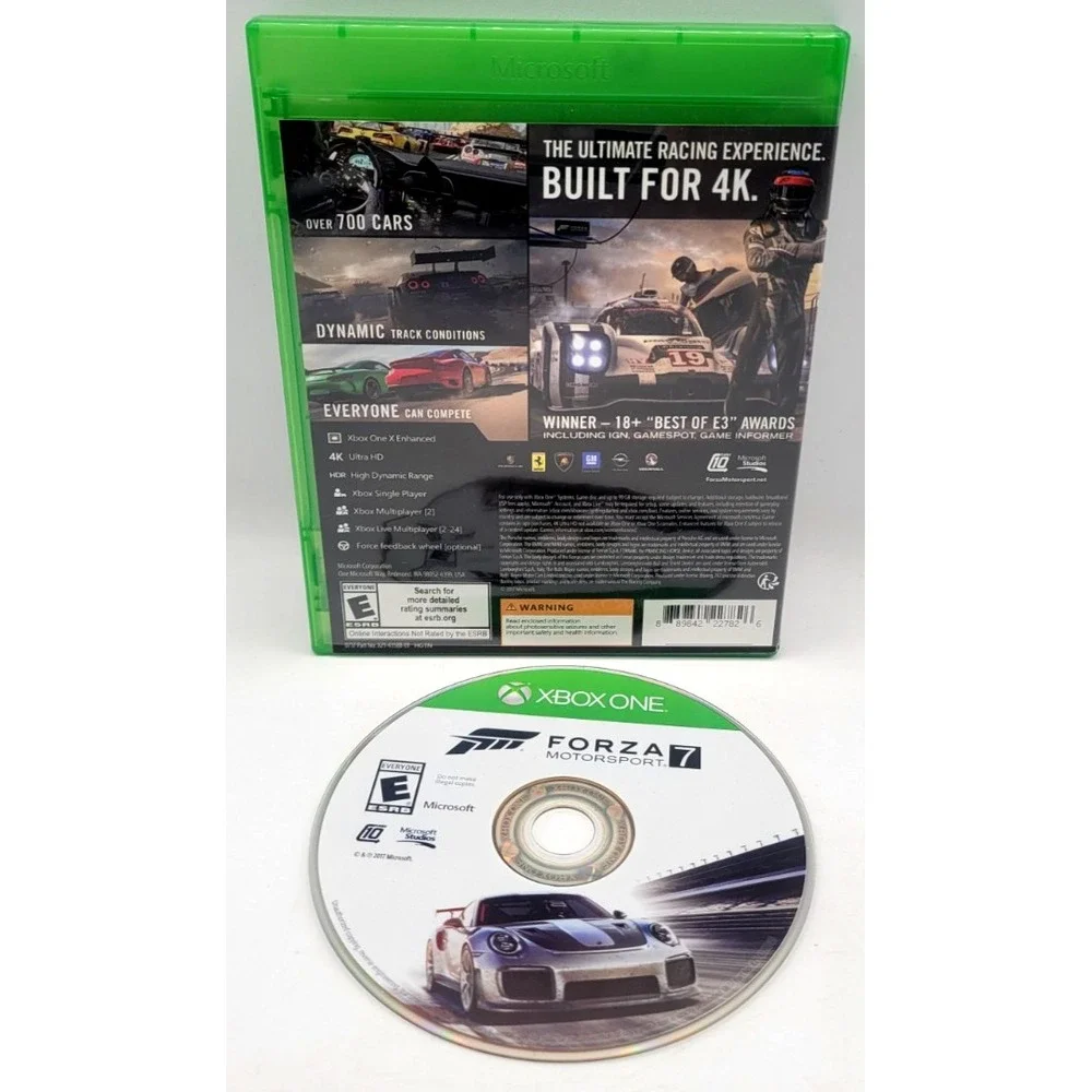 Forza Motorsport 7 (Microsoft Xbox One, 2017) COMPLETE IN BOX CIB